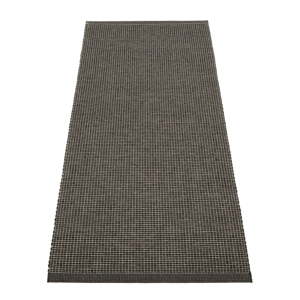 Antracitno siva unutarnja i vanjska staza 70x180 cm Emm Black Linen – Pappelina