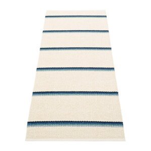 Plava/krem unutarnja i vanjska staza 70x180 cm Olle Blue Vanilla – Pappelina