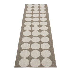 Smeđa/bež unutarnja i vanjska staza 70x240 cm Hugo Walnut Linen – Pappelina