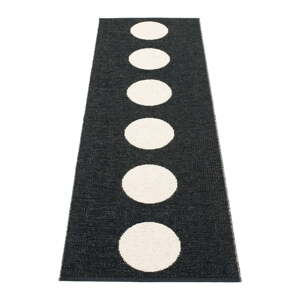 Crno-bijela unutarnja i vanjska staza 70x225 cm Vera Black – Pappelina