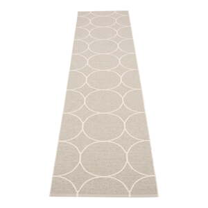 Krem unutarnja i vanjska staza 70x300 cm Boo Linen – Pappelina