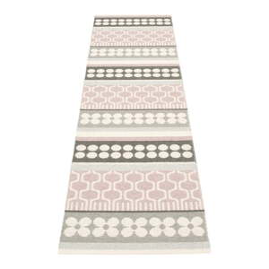 Svijetlo ružičasta/siva unutarnja i vanjska staza 70x270 cm Asta Pale Rose – Pappelina