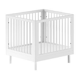 Bijeli putni krevetić od masivne bukve 95x75 cm Forrest – Vipack