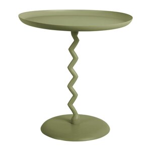 Metalni okrugao pomoćni stol ø 40 cm Zig Zag – Leitmotiv