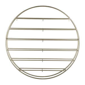 Zidni metalni držač za boce vina u zlatnoj boji broj boca 12 kom 80x80x9 cm Redondo – PT LIVING