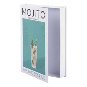 Bijela/zelena dekorativna papirnata kutija za pohranu 18x4x25 cm Mojito – PT LIVING