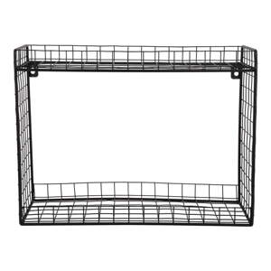 Crna željezna polica s više razina 40 cm Reja – PT LIVING