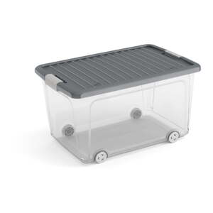 Plastična kutija za pohranu s poklopcem 56,5x39x31,5 cm W box L – KIS
