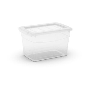 Plastična kutija za pohranu s poklopcem 38,5x25,5x23,5 cm Omnibox S – KIS