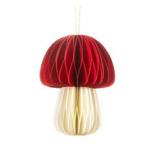 Papirnat ukas za božićno drvce ø 5 cm Honeycomb Mushroom – Sass & Belle