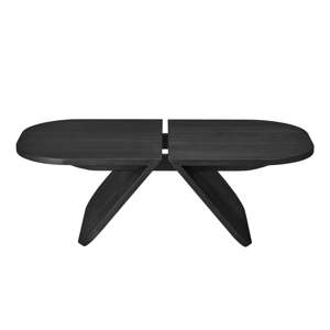 Crni stolić za kavu od punog hrasta 54x100 cm Avio – Blomus