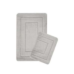 Svijetlo sive kupaonske prostirke u setu 2 kom 50x80 cm Cerceve – Foutastic