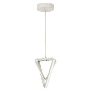 Bijela metalna LED viseća svjetiljka ø 20 cm Baris – Squid Lighting