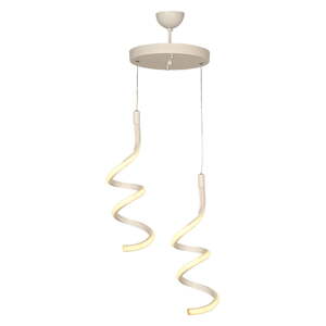 Bijela metalna LED viseća svjetiljka ø 25 cm Hilton – Squid Lighting