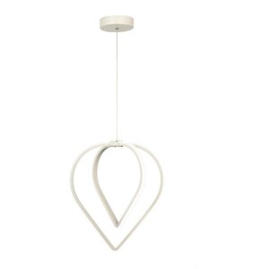 Bijela metalna LED viseća svjetiljka ø 33 cm Pars – Squid Lighting