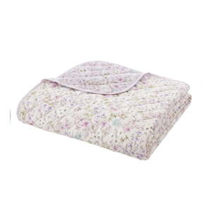Pamučan prošiven prekrivač u boji lavande/bež 220x230 cm Ditsy Floral – Bianca