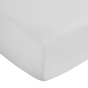 Bijela plahta s gumom od pamučnog satena 185x200 cm Cotton Sateen – Bianca