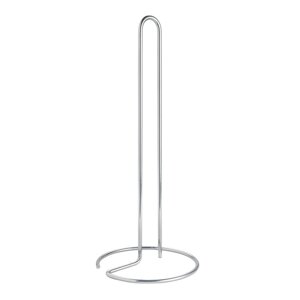 Željezan stalak za papirnate ručnike u sjajno srebrnoj boji ø 14 cm Luxy – Metaltex
