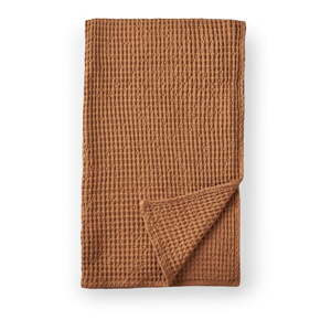 Smeđa pamučna deka 150x200 cm Jaipur Chunky Waffle – Pineapple Elephant