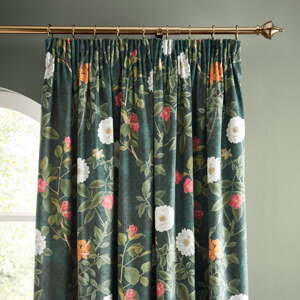 Zelene zavjese u setu 2 kom 117x229 cm Arcadia Floral – RHS