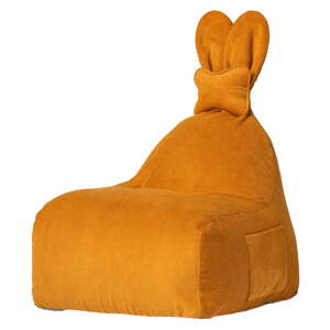 Oker žuta dječja vreća za sjedenje Funny Bunny – The Brooklyn Kids