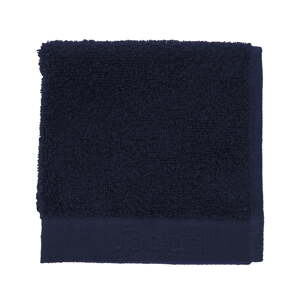 Tamno plavi pamučan ručnik od frotira 30x30 cm Comfort – Södahl
