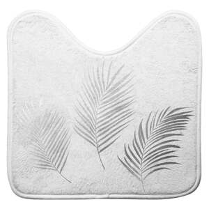 Bijela/u srebrnoj boji kupaonska prostirka za WC 45x45 cm Orbella – douceur d'intérieur