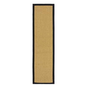 Crni/svjetlo smeđi unutarnji i vanjski tepih 60x230 cm Sisal Look – Flair Rugs