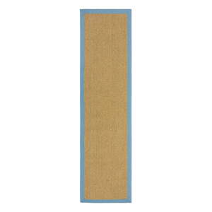 Svijetlo plavi/svjetlo smeđi unutarnji i vanjski tepih 60x230 cm Sisal Look – Flair Rugs