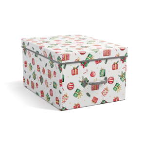 Kartonska kutija za pohranu s poklopcem/dekorativna 37x50x15 cm Engla Christmas Storage – Bigso