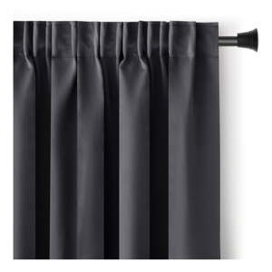 Antracitno siva zatamnjujuća/termo izolacijska zavjesa 140x270 cm Pleat – Restilo