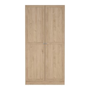 Ormar u dekoru hrasta u prirodnoj boji 99x200x62 cm Billund – Tvilum