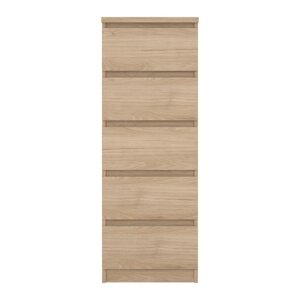 Komoda u dekoru hrasta u prirodnoj boji 40x111x50 cm Naia – Tvilum