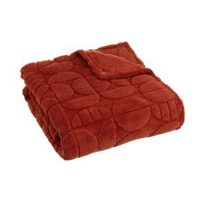 Ciglasta deka od mikropliša 130x160 cm Mid Century – Casa Selección