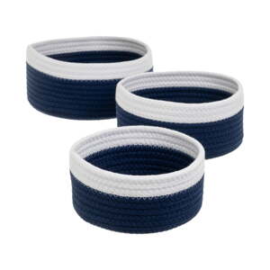 Tekstilne košare u setu 3 kom ø 26x11 cm – Casa Selección