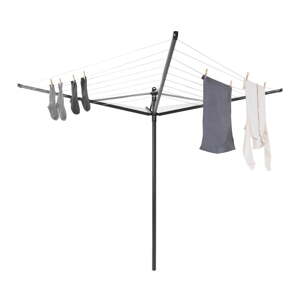 Antracitno siva vrtna sušilica za rublje 50 m Lift-O-Matic – Brabantia
