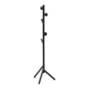 Crna vješalica od masivne bukve 46x170 cm Nadue – Kave Home