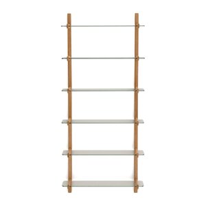 Stakleni modularni sustav polica u prirodnoj boji 90x202x30,5 cm Sitra – Kave Home