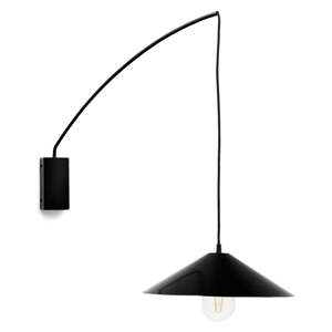 Crna zidna lampa ø 35 cm Kally – Kave Home