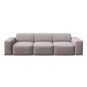 Siva baršunasti sofa 285 cm Villet – Rodier
