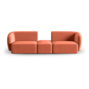 Ružičasta baršunasti sofa 246 cm Paolo – Milo Casa