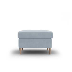 Svijetlo plavi baršunast tabure Kyoto – Cosmopolitan Design