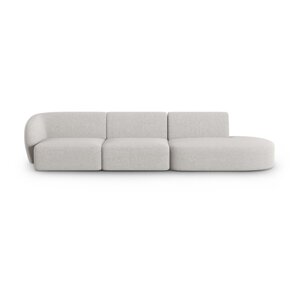 Svijetlo siva sofa od šenila s lijevim kutom 311 cm Paolo – Milo Casa