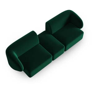 Zelena baršunasti sofa 246 cm Paolo – Milo Casa