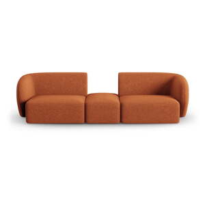 Sofa od šenila boja terakote 246 cm Paolo – Milo Casa
