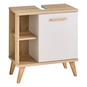 Krem ormarić za ispod umivaonika u dekoru hrasta 60,5x65 cm Quickset 966 – Pelipal