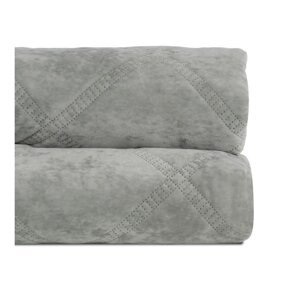 Prljavo zeleni prošiven prekrivač od samta 180x260 cm – Ixia