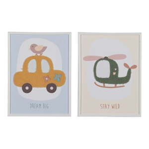 Dječje slike u setu 2 kom 30x40 cm Vehicles – Ixia