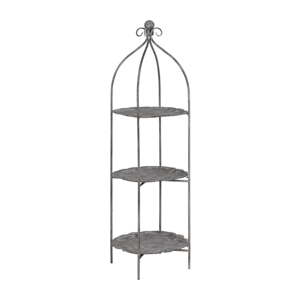 Sivi metalni regal 45x144x45 cm Mireille – Ixia