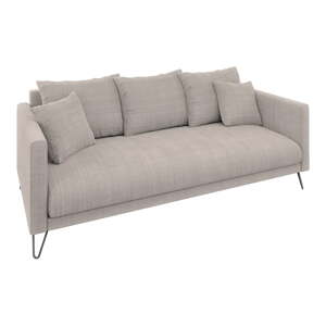Svjetlo smeđa sofa od šenila 200 cm Freya – Ropez